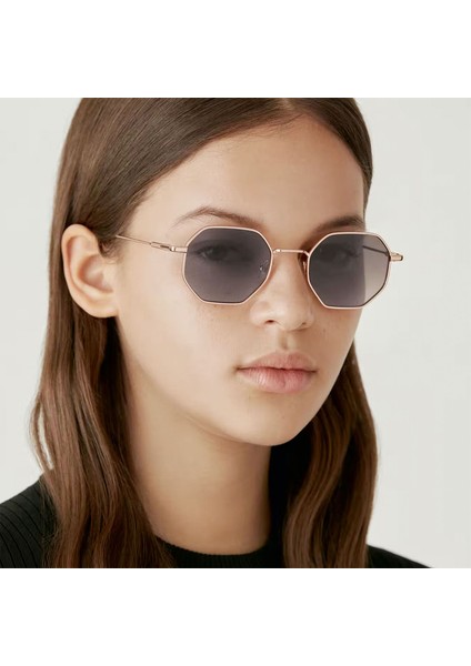 Xs Gladis 6703 6 Geometrik Pembe Altın Unisex Güneş Gözlüğü fırsatları