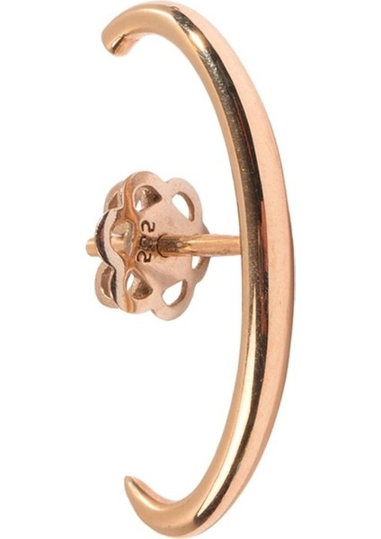 Bold Gold 8 Ayar Rose Gold Ear Cuff