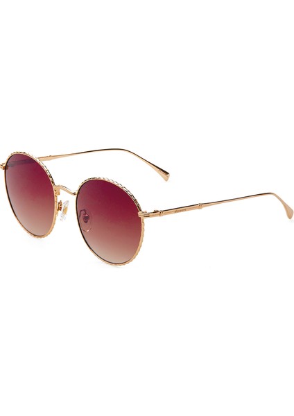 Hm 1425 C 5 Metal Altın Unisex Güneş Gözlüğü