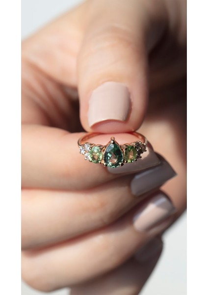 Forrest Ring 14 Ayar Yellow Gold Kadın Altın Yüzük fırsatları