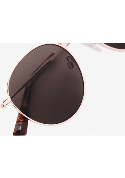 Lennon Metal Kahverengi Unisex Güneş Gözlüğü fırsatları