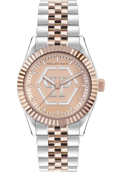 PW2BA0423 Rose Gold Metalik Gri Kadın Kol Saati