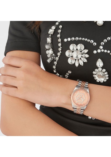 PW2BA0423 Rose Gold Metalik Gri Kadın Kol Saati