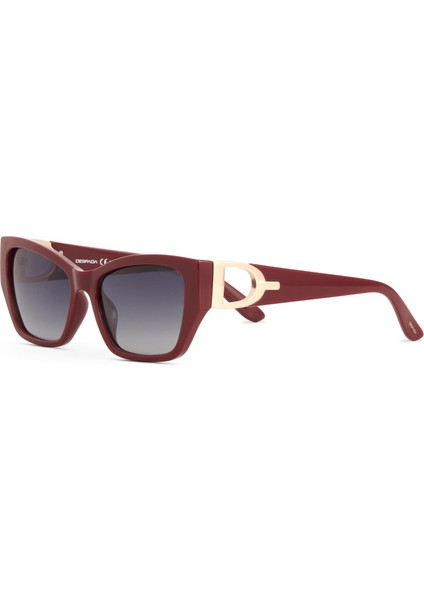 Ds 2358 C4 Cat Eye Bordo Asetat Kadın Güneş Gözlüğü fiyatları