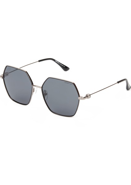 Ds 2293 C2 Metal Geometrik Gri Kadın Güneş Gözlüğü fiyatları