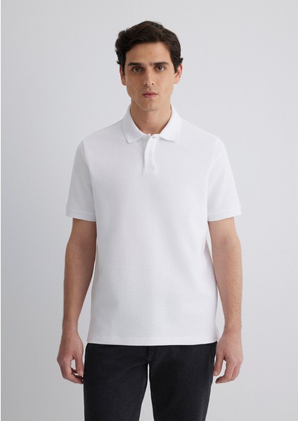 Beyaz Polo Tişört 0612231-620 fırsatları