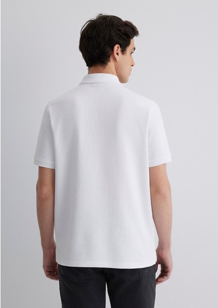 Beyaz Polo Tişört 0612231-620 indirimleri