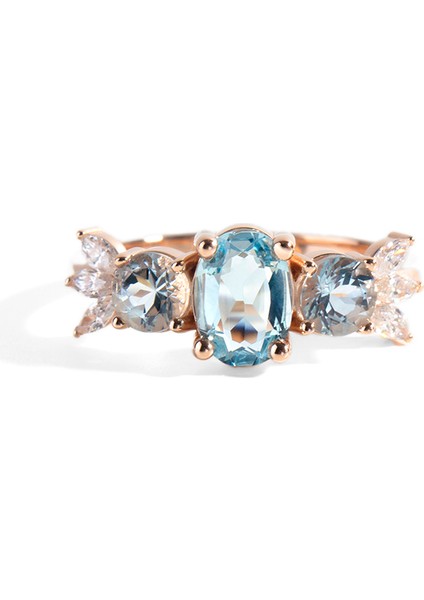 Bliss Ring Pırlantalı 8 Ayar Altın Kadın Yüzük