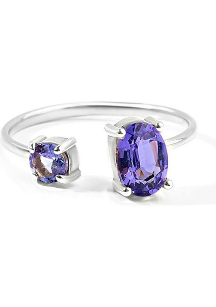 Deep Sea Ring Tanzanite 14 Ayar Kadın Altın Yüzük