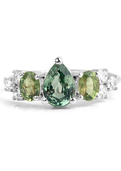 Forrest Ring 14 Ayar White Gold Kadın Altın Yüzük