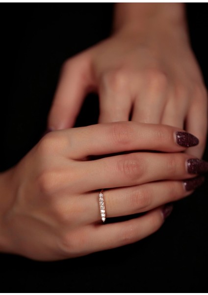 Anka Pırlanta Taşlı 14 Ayar Rose Gold Kadın Altın Yüzük fiyatları