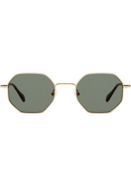 Xs Gladis 6703 8 Geometrik Altın Unisex Güneş Gözlüğü