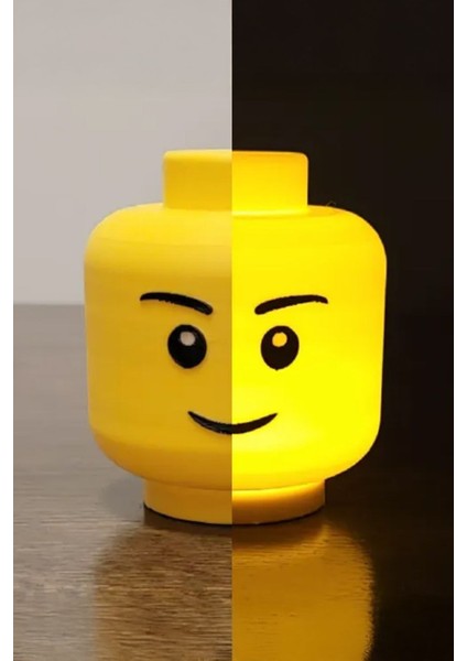 LEGO Storage Head Tasarımlı Gece Lambası modelleri