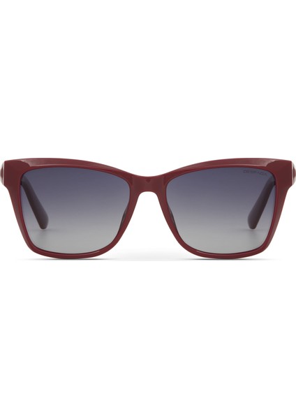 Ds 2356 C4 Kelebek Bordo Asetat Kadın Güneş Gözlüğü
