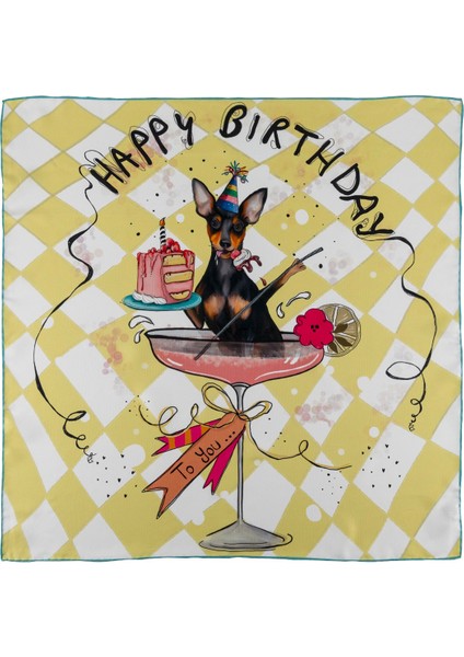 Happy Birthday Coctail Ipek Fular