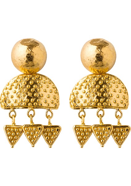 Isadora's Dome Altın Kadın Küpe
