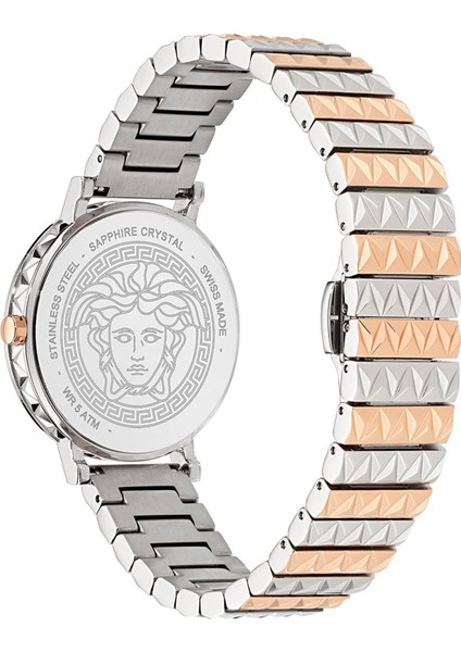 VRSCVE9A00324 Rose Gold Metalik Gri Çelik Kadın Kol Saati modelleri