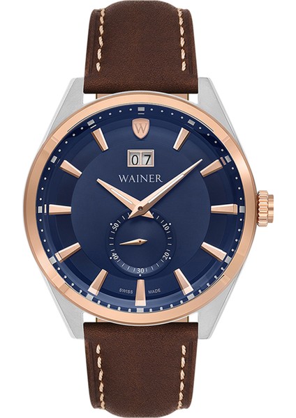 WA.17100-B Kahverengi Çelik Kol Saati
