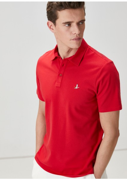 Comfort Fit Kırmızı Polo Yaka T-Shirt fiyatları