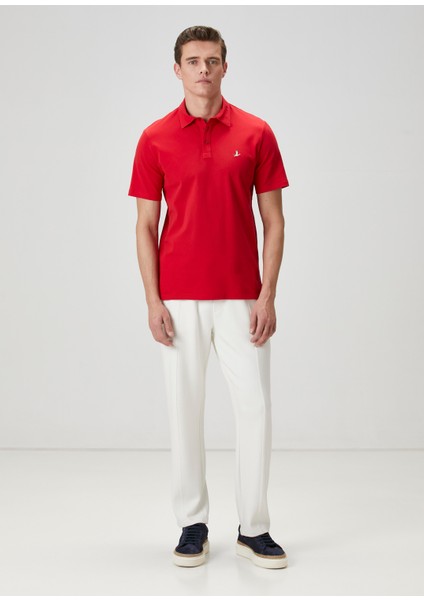 Comfort Fit Kırmızı Polo Yaka T-Shirt modelleri