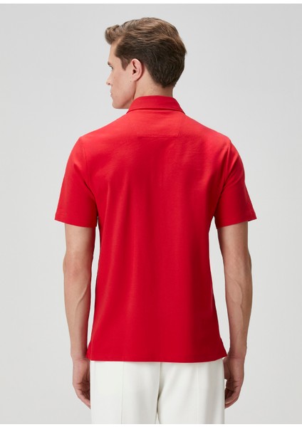 Comfort Fit Kırmızı Polo Yaka T-Shirt indirimleri