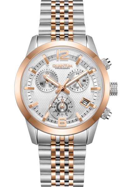 ADG1173.530 Silver Rose Gold Metal Unisex Kol Saati