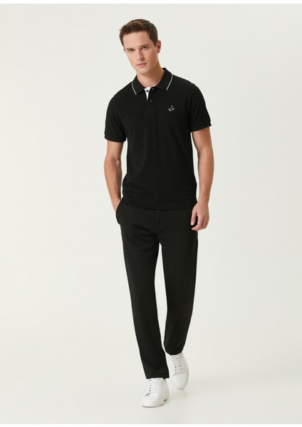Slim Fit Siyah Pantolon