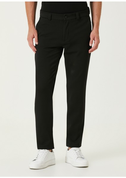 Slim Fit Siyah Pantolon