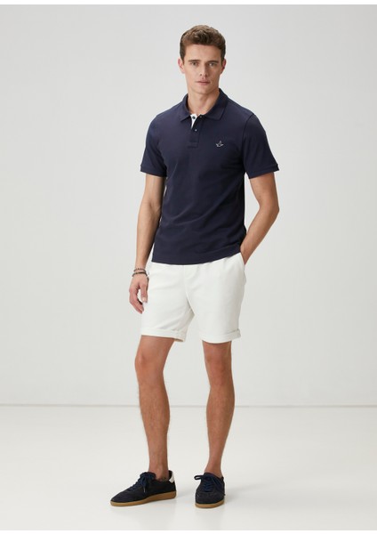 Comfort Fit Lacivert Polo Yaka T-Shirt modelleri