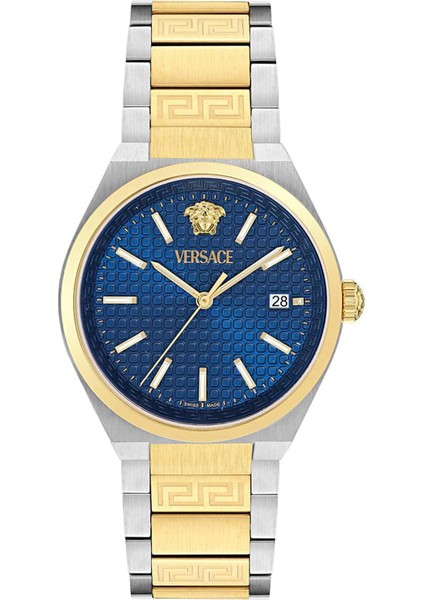 VRSCVE0F00325 Altın Rengi Metalik Gri Çelik Unisex Kol Saati