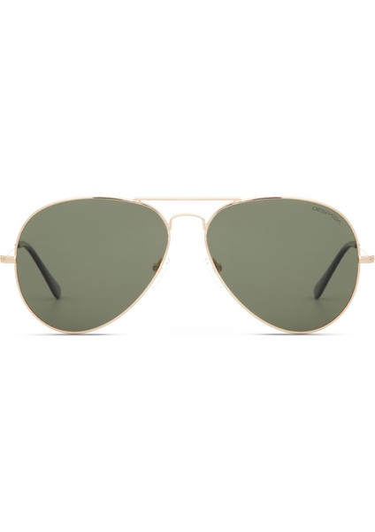Ds 2394 C1 Altın Rengi Metal Unisex Güneş Gözlüğü