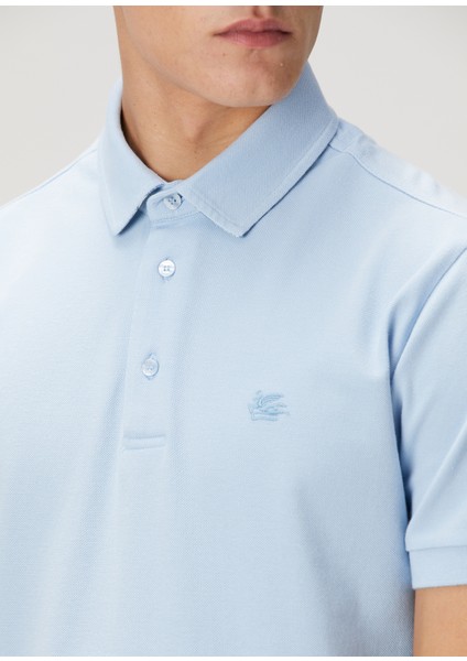 Açık Mavi Polo Yaka T-Shirt indirimleri