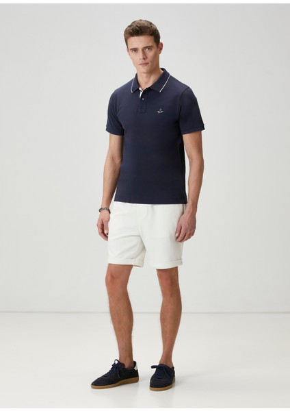 Slim Fit Lacivert Polo Yaka T-Shirt modelleri