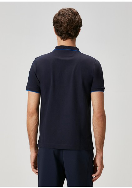 x Anadolu Efes Lacivert Polo Yaka T-Shirt