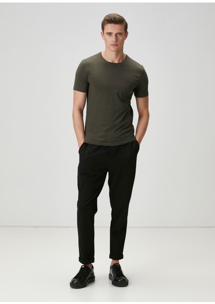 Haki Basic T-Shirt modelleri