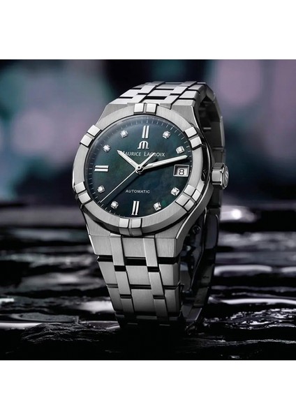 ML-AI6006SS002370-1 Metalik Gri Pırlantalı Kadın Kol Saati fiyatları