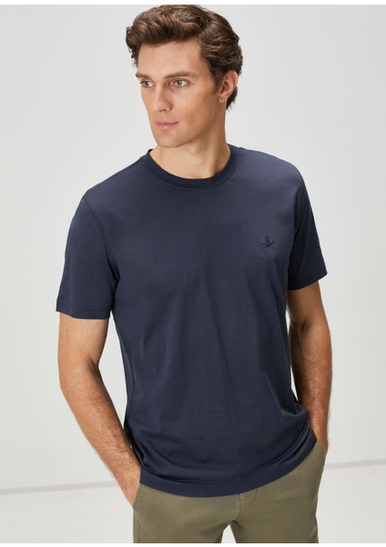 Relaxed Fit Lacivert T-Shirt