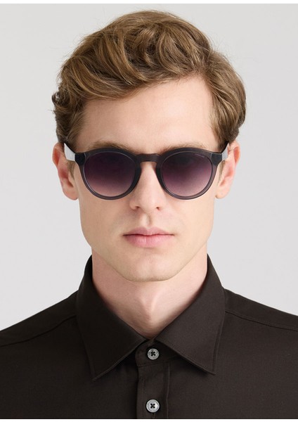 Cr 80071 C3 Gri Asetat Unisex Güneş Gözlüğü