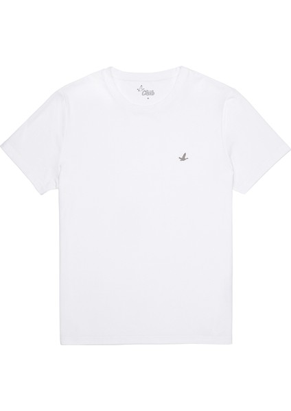 Beyaz Logolu T-Shirt