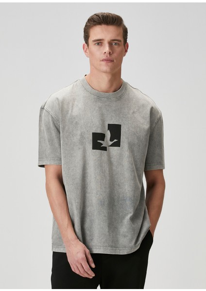 Antrasit Oversize T-Shirt