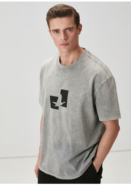 Antrasit Oversize T-Shirt