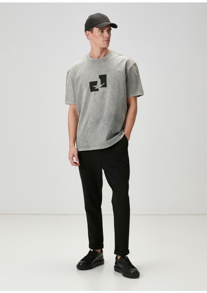 Antrasit Oversize T-Shirt