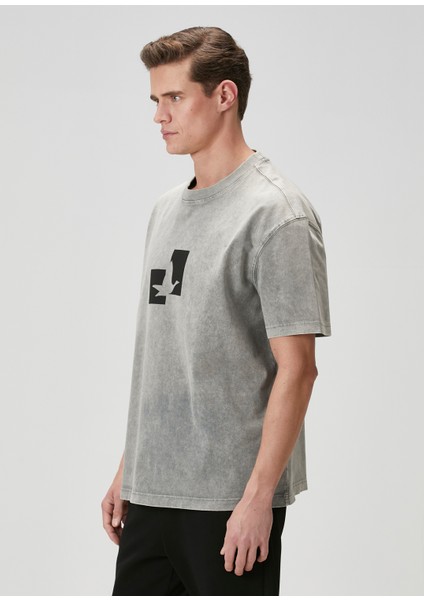 Antrasit Oversize T-Shirt