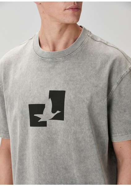 Antrasit Oversize T-Shirt