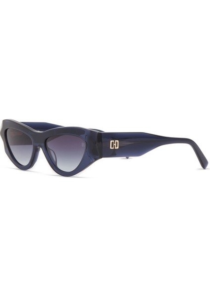 Hm 1709 C3 Cat Eye Lacivert Asetat Kadın Güneş Gözlüğü