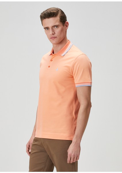 Comfort Fit Kayısı Polo T-Shirt fırsatları