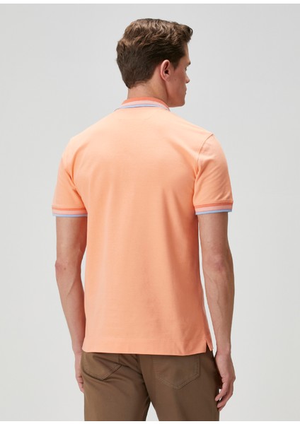 Comfort Fit Kayısı Polo T-Shirt indirimleri
