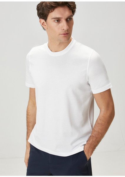 Beyaz Merserize T-Shirt fiyatları