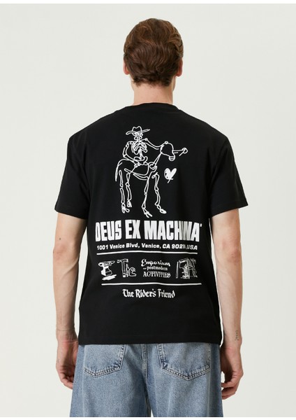 Siyah Figür Baskılı T-Shirt fırsatları