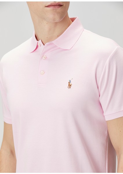Açık Pembe Polo Yaka T-Shirt indirimleri